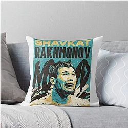 Shavkat Rakhmonov UFC Fighter Throw Pillow