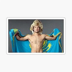Ufc fighter Shavkat Rakhmonov from Kazakhstan Sticker