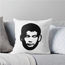 Shavkat Rakhmonov Black Throw Pillow