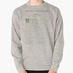 Adventures of Sherlock Holmes Perfect Gift Pullover Sweatshirt