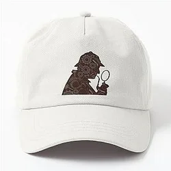 Sherlock Holmes Steampunk Dad Hat Silhouette