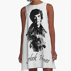 The Very Sherlock Holmes A Line Dress