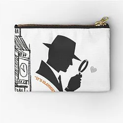 Sherlock Holmes London Detective Design Zipper Pouch