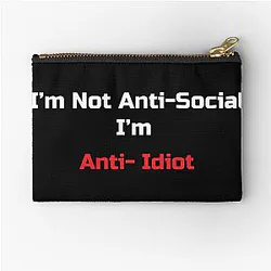 Sherlock Holmes Season 3 Funny Quote Zipper Pouch