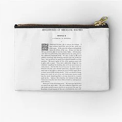 Adventures of Sherlock Holmes Perfect Gift Zipper Pouch