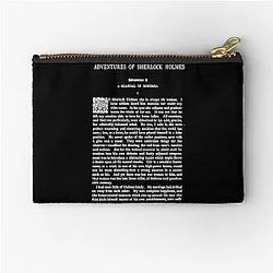 Adventures of Sherlock Holmes Perfect Gift Zipper Pouch