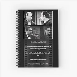 My favorite scene in Woman in Green 1945 Notebook