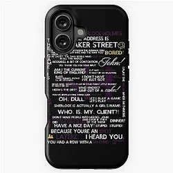 Sherlock Holmes Quotes iPhone Tough Case