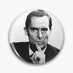 Sherlock Holmes Jeremy Brett Graphic Pen Art Pin