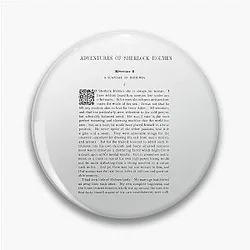 Adventures of Sherlock Holmes Perfect Gift Pin