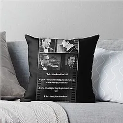 My favorite scene in Sherlock Holmes Woman in Green 1945 Throw Pillow