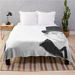 Jeremy Brett as Sherlock Holmes Throw Blanket
