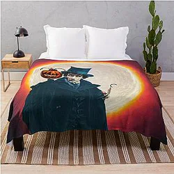 Sherlock Holmes Halloween Throw Blanket