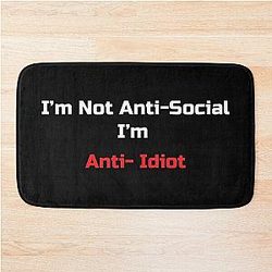 Sherlock Holmes - Sherlock Holmes Season 3 Funny Quote Shirt Bath Mat