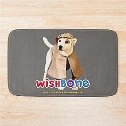 Wishbone TV show Sherlock Holmes Original by Crushart1 on Redbubble Bath Mat