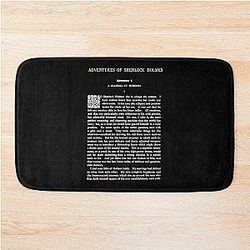 Adventures of Sherlock Holmes Perfect Gift Bath Mat