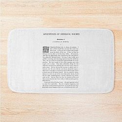 Adventures of Sherlock Holmes Perfect Gift Bath Mat