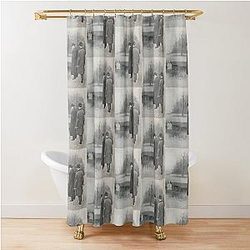 Sherlock Holmes and Dr Watson in the Abbey Grange Shower Curtain