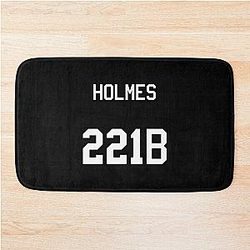 Sherlock Holmes Jersey Perfect Gift Bath Mat
