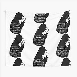 Sherlock Holmes 221B Baker Street Tapestry