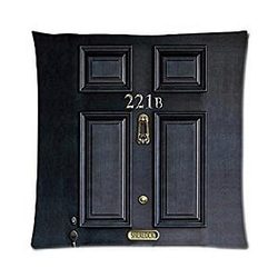 Classic Sherlock Holmes 16x16 Zippered Pillow Case Two Sides
