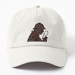 Sherlock Holmes Steampunk Dad Hat Silhouette