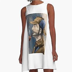 Sherlock Holmes A Line Dress