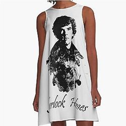 The Very Sherlock Holmes A Line Dress