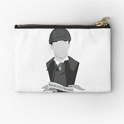 Detective Sherlock Holmes Zip Pouch