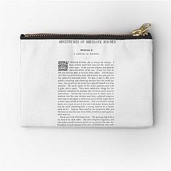 Adventures of Sherlock Holmes Perfect Gift Zipper Pouch