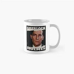 Sherlock Holmes Jeremy Brett 80s Movie Poster Classic Mug