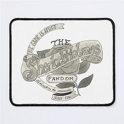 Sherlock Holmes Fandom Mouse Pad