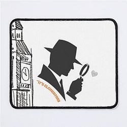 Sherlock Holmes London Detective Design Mouse Pad
