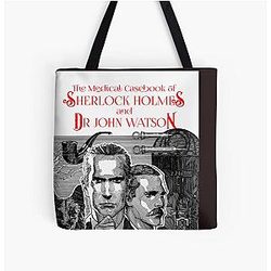 The Medical Casebook of Sherlock Holmes and Dr Watson All Over Print Tote Bag