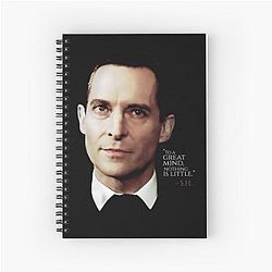 Sherlock Holmes Jeremy Brett - To Great Mind Nothing is Little Spiral Notebook