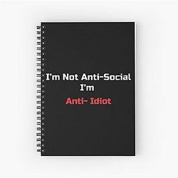 Sherlock Holmes Season 3 Funny Quote Perfect Gift Spiral Notebook