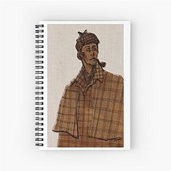 Sherlock Holmes Portrait Notebook