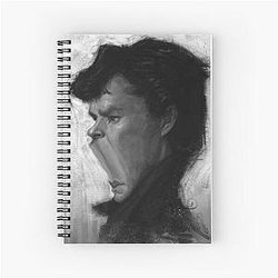 Sherlock Holmes Caricature Spiral Notebook