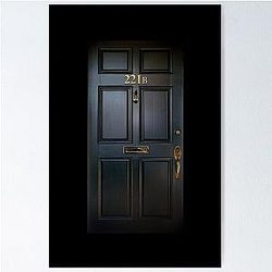 221B Baker St - Sherlock Holmes Poster