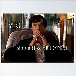 Go Study Sherlock Holmes v2 Poster