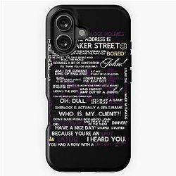 Sherlock Holmes Quotes iPhone Tough Case