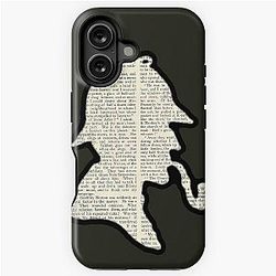 Classic Sherlock Holmes Silhouette Scandal in Bohemia iPhone Case