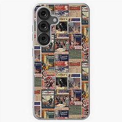 Sherlock Holmes - Vintage Magazines Samsung Galaxy Soft Case
