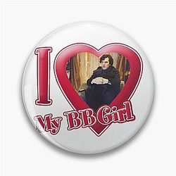 I love my baby Sherlock Holmes Pin