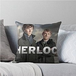 Sherlock Holmes Throw Pillow
