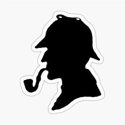 Sherlock Holmes Sticker