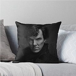 Benedict Cumberbatch Sherlock Holmes Throw Pillow