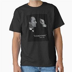 Sherlock Holmes Jeremy Brett Elementary T-Shirt