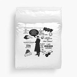 Sherlock Holmes Duvet Cover