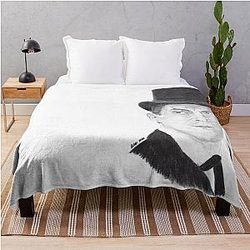 Jeremy Brett as Sherlock Holmes Throw Blanket